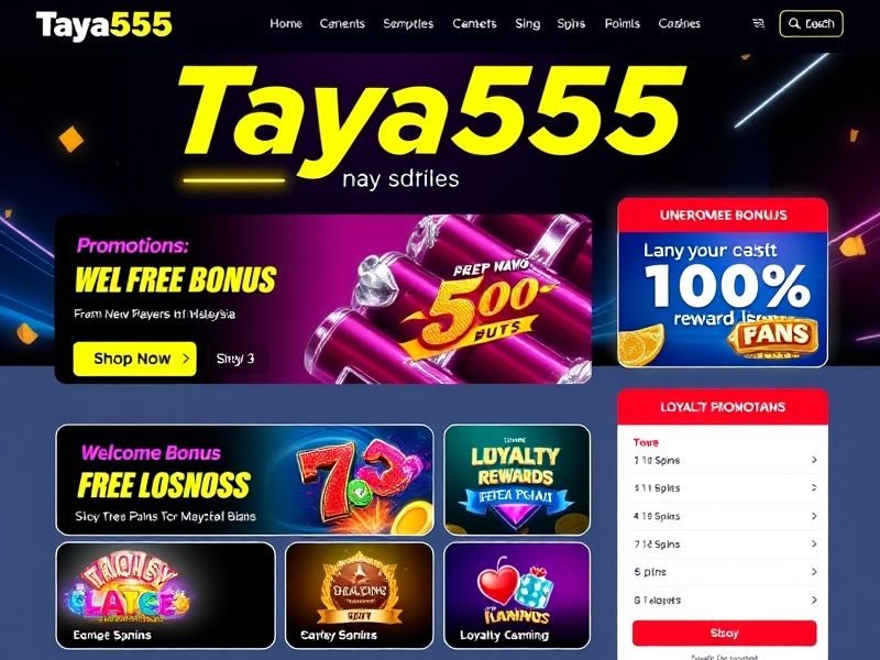 Welcome to Taya555 - your premier destination for trusted online gambling experiences in Malaysia. Explore exclusive promotions, live dealer games, and sports betting opportunities backed by industry-leading odds and responsible gaming practices.